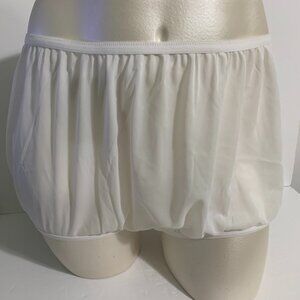 Catherines Brief Panties Underwear Nylon White Plus Size 14 or 4X